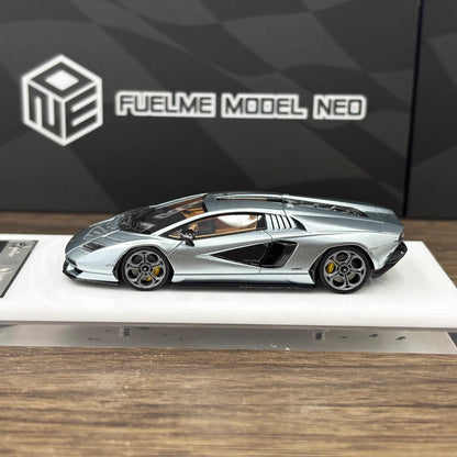 [Premium Resin Model] FuelMe Neo 1:64 Lamborghini Countach LPI 800-4 Azzurro Thetys Ice Blue