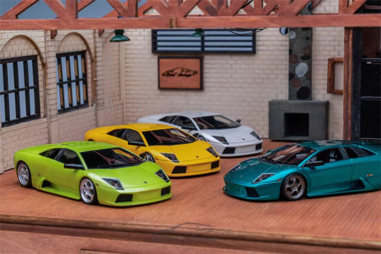 [Premium Resin Model] Car Lounge 1:64 Lambroghini Murcielago LP640 Coupe Balloon White Premium Box Packaging Limited 599 Pieces