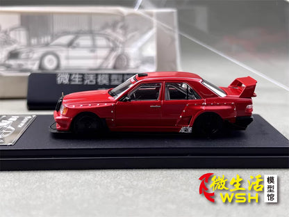 Rhino Model 1:64 Mercedes Benz E-Class MK1 W124 Red Concept Custom Edition