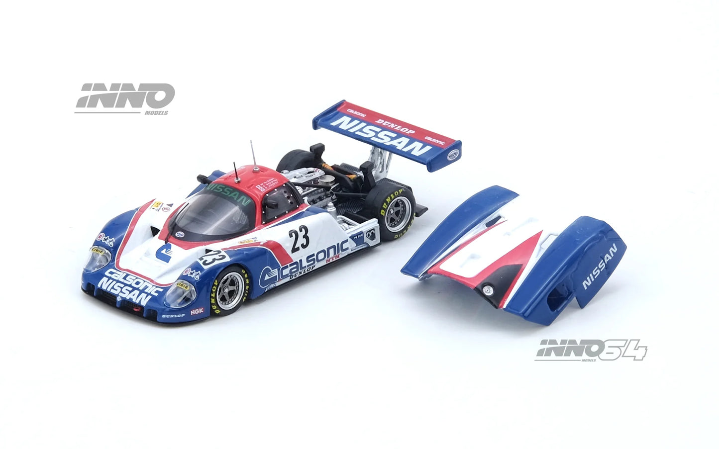 INNO64 1:64 NISSAN R89C WORK N23 24H LE MANS 1989 (IN64-R89C-89LM23)