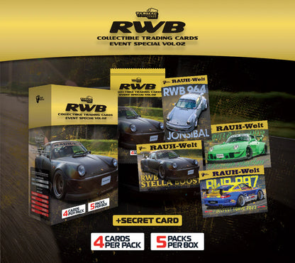 Tarmac Cards Event Special Pack - RWB Vol.02 - Single Pack (4 cards per pack, no model car included)