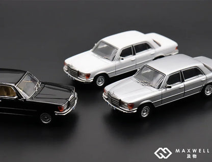 Maxwell 1/64 Mercedes Benz 450 SEL W116 Silver