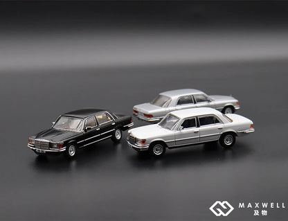 Maxwell 1/64 Mercedes Benz 450 SEL W116 White