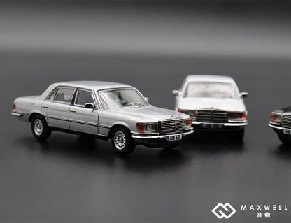Maxwell 1/64 Mercedes Benz 450 SEL W116 Silver
