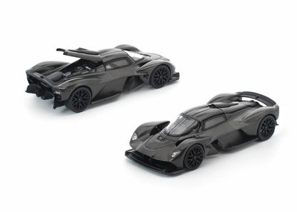 Pop Race 1:64 Aston Martin Valkyrie Carbon Opening Rear Hood Detailed Engine (PR640353)