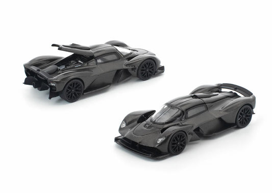 Pop Race 1:64 Aston Martin Valkyrie Carbon Opening Rear Hood Detailed Engine (PR640353)
