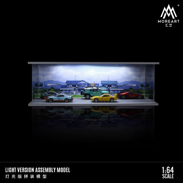 MoreArt 1:64 LED Light Version Assembled Model Scene Diorama Japan Country Side