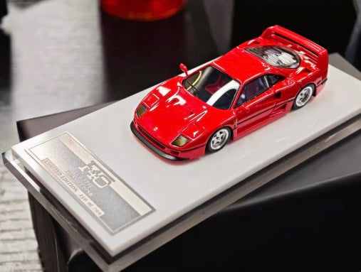 [Premium Resin Model] MY64 MY64X 1:64 Ferrari Classic F40 (F120) US-SPEC Rosso Corsa Limited to 299 Pieces
