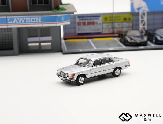Maxwell 1/64 Mercedes Benz 450 SEL W116 Silver