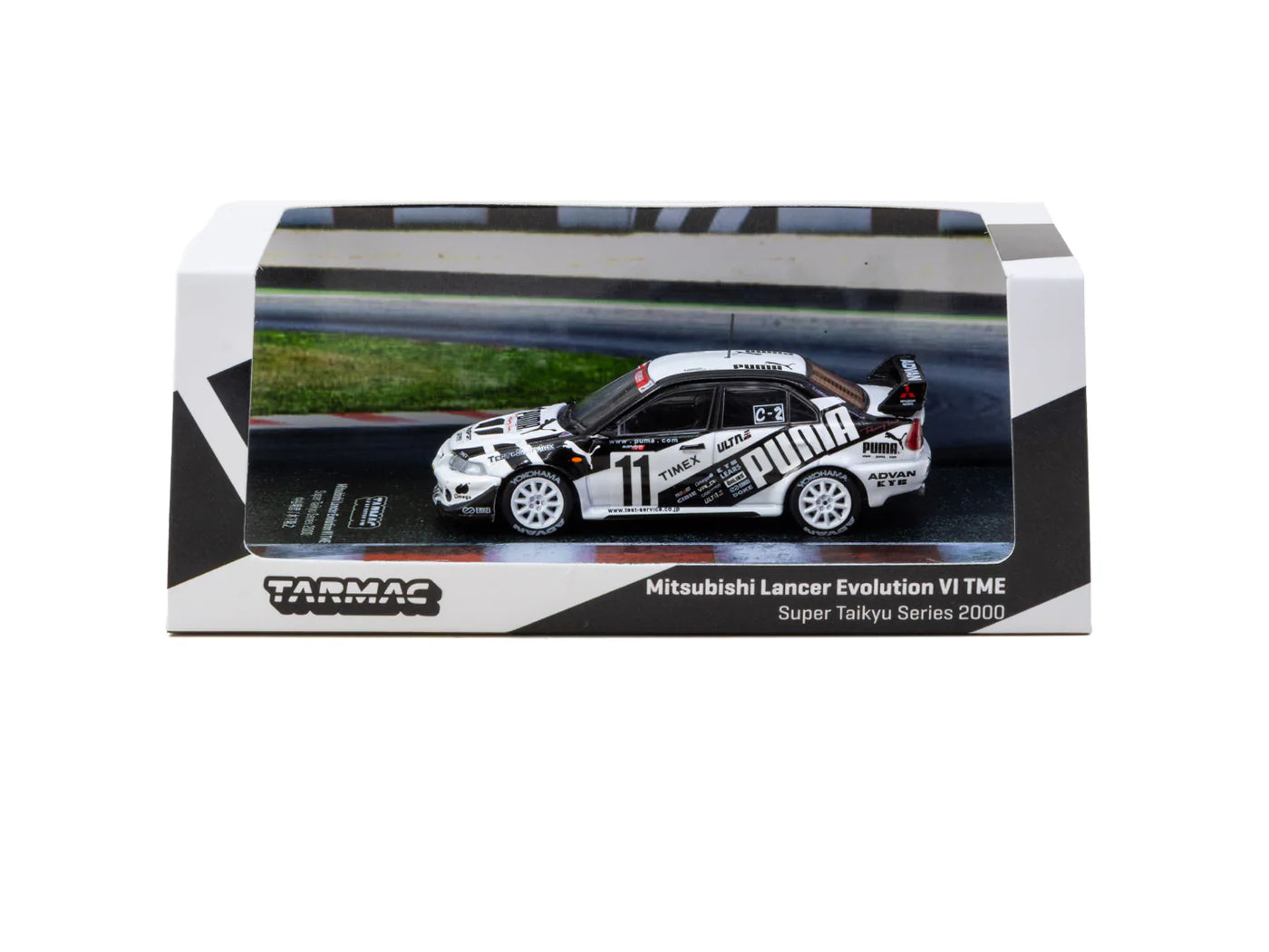 Tarmac Works 1/64 Mitsubishi Lancer Evolution VI TME Super Taikyu Series 2000 #11 - Tarmac Works HOBBY64