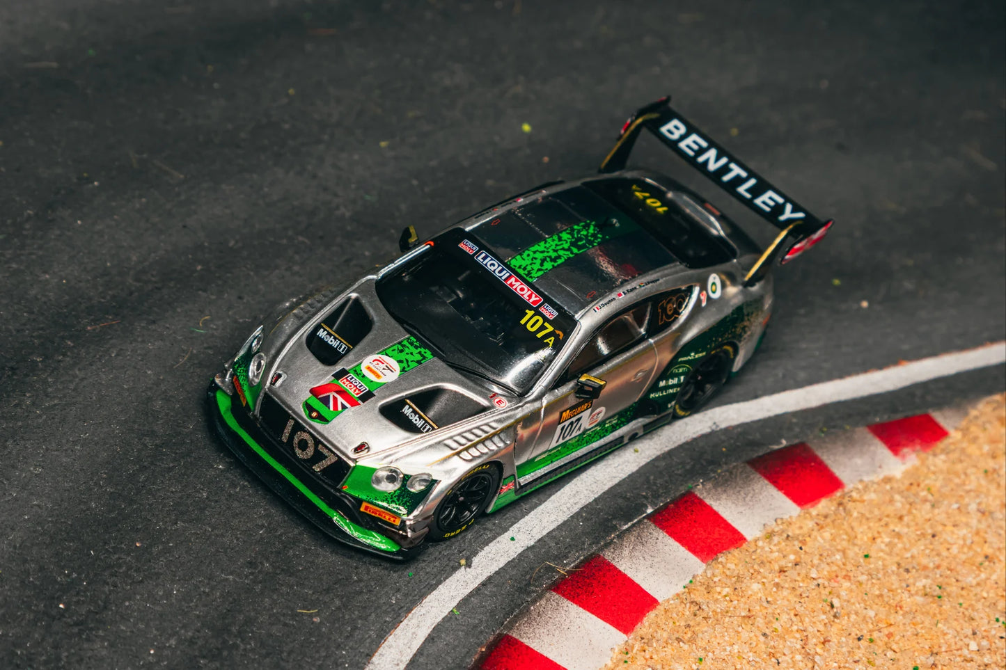 Tarmac Works 1/64 Bentley Continental GT3 Bathurst 12 Hour 2019 #107 - Tarmac Works x iXO Models HOBBY64