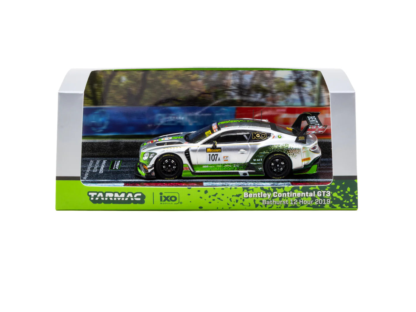Tarmac Works 1/64 Bentley Continental GT3 Bathurst 12 Hour 2019 #107 - Tarmac Works x iXO Models HOBBY64