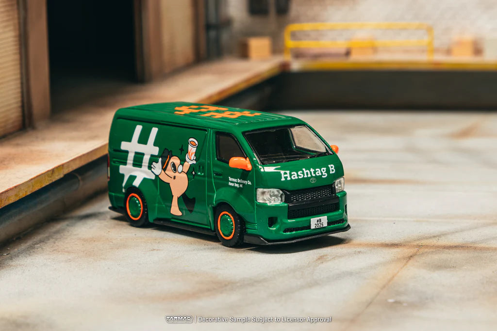 Tarmac Works 1/64 Toyota Hiace Widebody - Hashtag B Special Edition