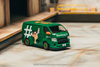 Tarmac Works 1/64 Toyota Hiace Widebody - Hashtag B Special Edition