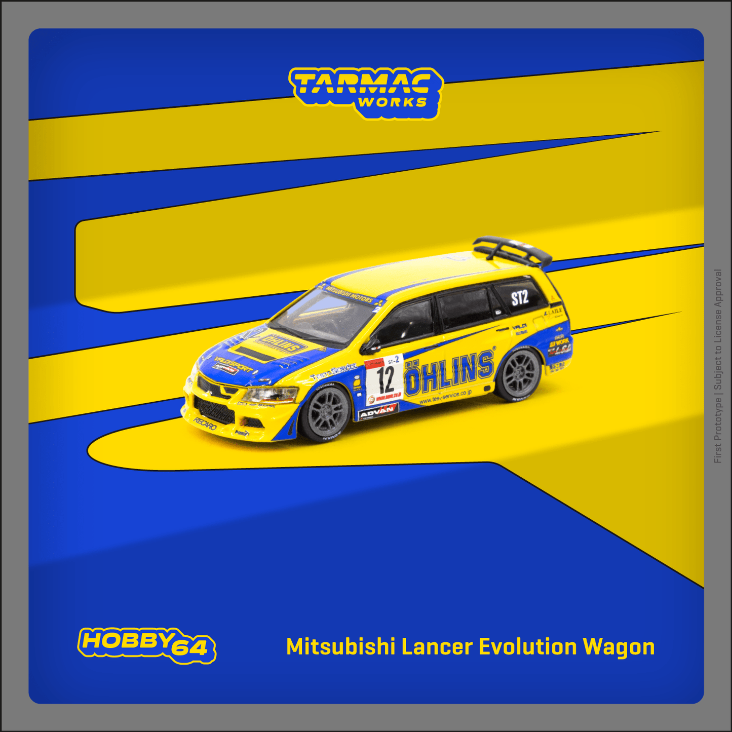 Tarmac Works 1/64 Mitsubishi Lancer Evolution Wagon Super Taikyu Series 2006 Round 3 13th Tokachi 24hours #12 - HOBBY64