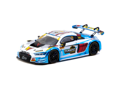 Tarmac Works 1/64 Audi R8 LMS GT3 EVO II Macau GT Cup - FIA GT World Cup 2024 Uno Racing #30 with Tarmac Cards Combo Set and Truck Packaging - Tarmac Works HOBBY64