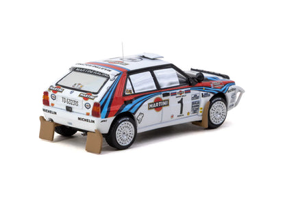 Tarmac Works 1/64 Lancia Delta HF Integrale Safari Rally 1992 #1 - Tarmac Works HOBBY64