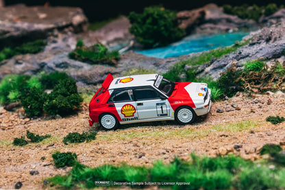 Tarmac Works 1/64 Lancia Delta HF Integrale Mogürt-Salgó Rallye 1993 Winner #1 - Tarmac Works HOBBY64