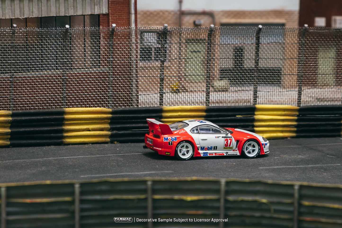 Tarmac Works 1/64 Toyota Supra GT BPR Zhuhai 1995 #37 - HOBBY64