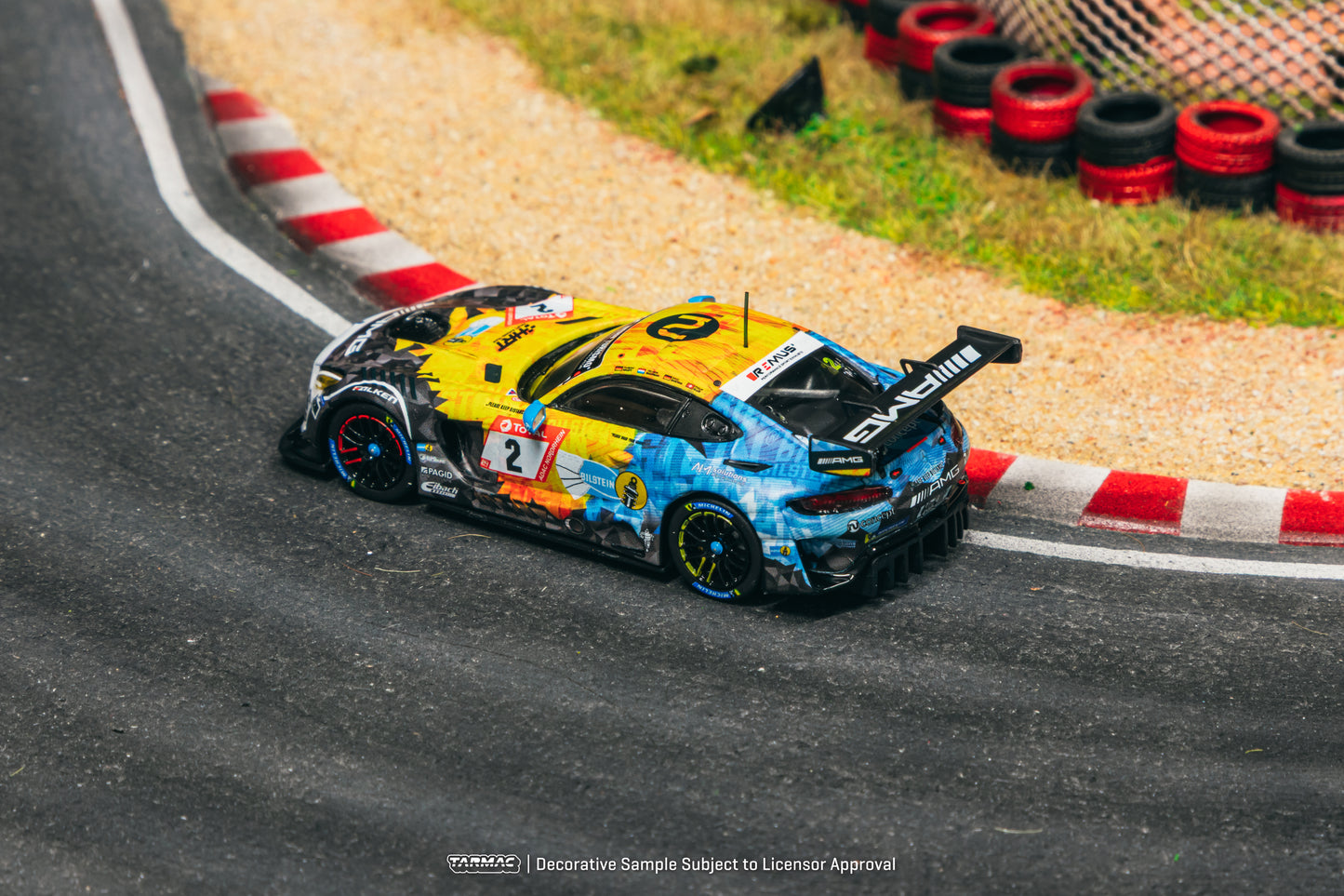Tarmac Works 1/64 Mercedes-AMG GT3 Nürburgring 24h 2020 #02 - HOBBY64
