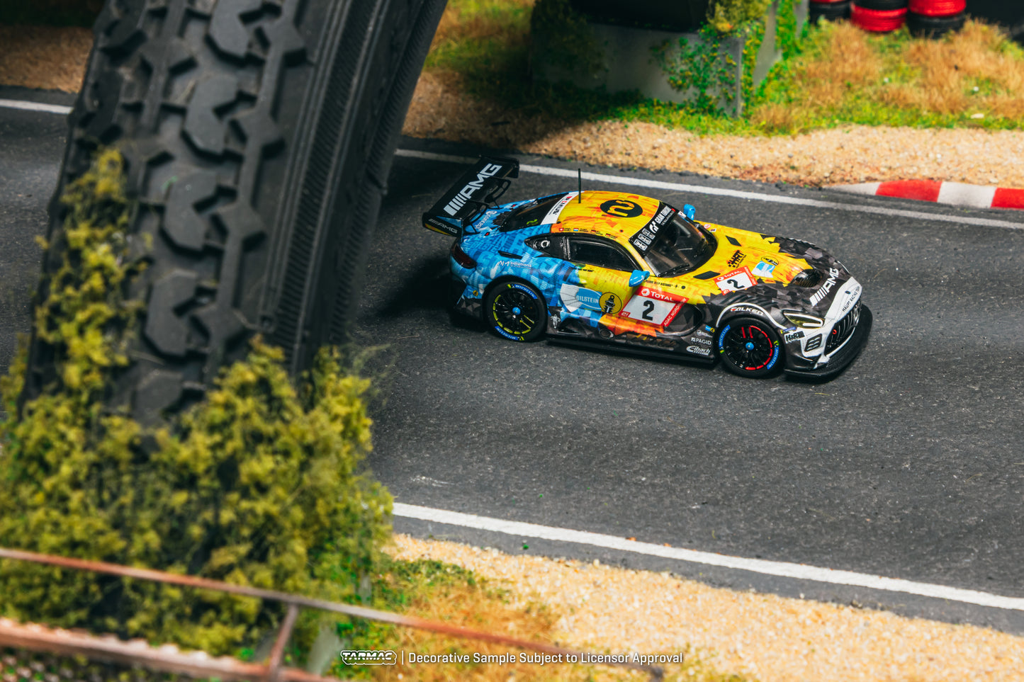Tarmac Works 1/64 Mercedes-AMG GT3 Nürburgring 24h 2020 #02 - HOBBY64