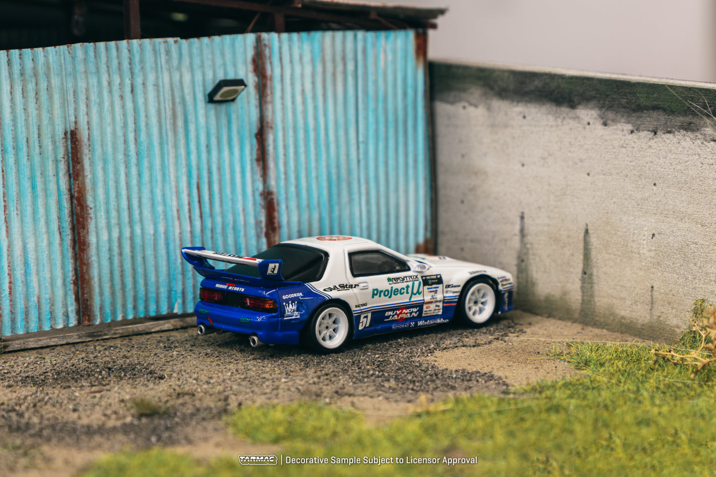 Tarmac Works 1/64 Pandem Mazda RX-7 FC3S Drift - HOBBY64