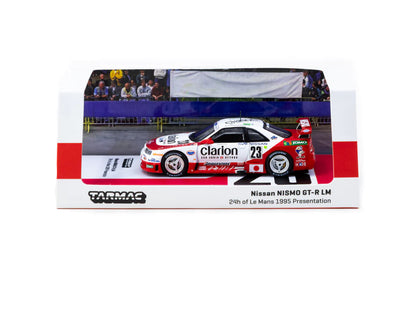 Tarmac Works 1/64 Nissan NISMO GT-R LM 24h of Le Mans 1995 Presentation #23 - HOBBY64