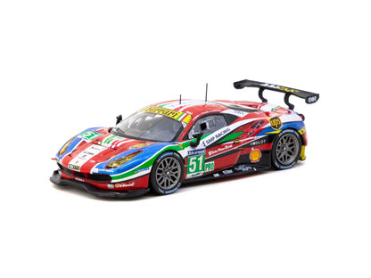 Tarmac Works 1/64 Ferrari 488 GTE 24h of Le Mans 2016 #51 - Tarmac Works X iXO Models HOBBY64
