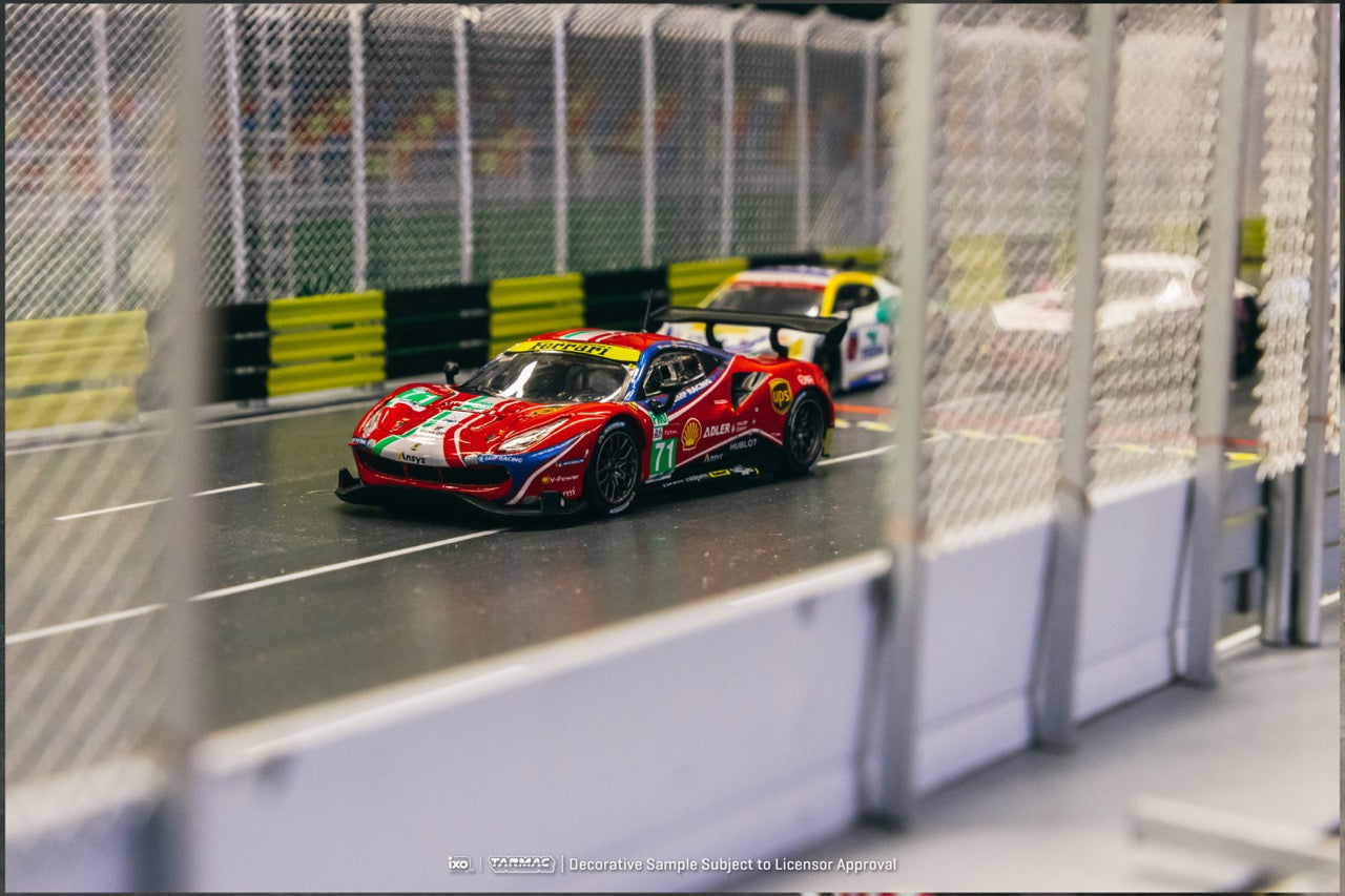 Tarmac Works X iXO Models 1/64 Ferrari 488 GTE 24h of Le Mans 2020 #71 - HOBBY64