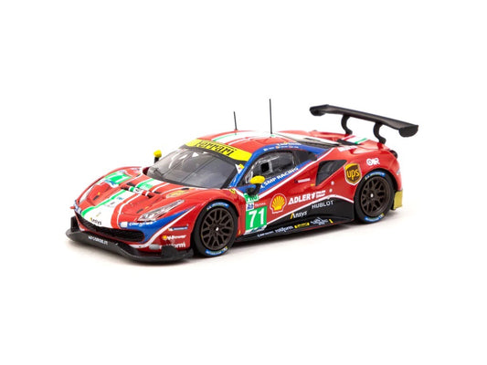 Tarmac Works X iXO Models 1/64 Ferrari 488 GTE 24h of Le Mans 2020 #71 - HOBBY64
