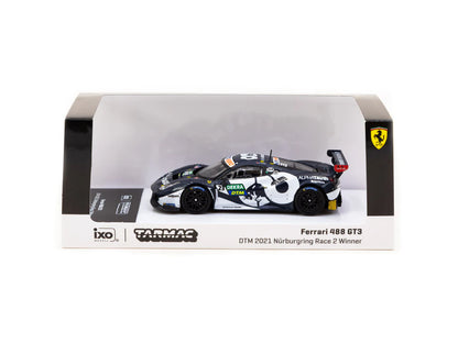 Tarmac Works X iXO Models 1/64 Ferrari 488 GT3 DTM 2021 Nürburgring #23 Race 2 Winner Alex Albon - HOBBY64