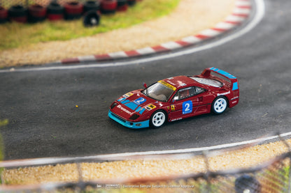 Tarmac Works X iXO Models 1/64 Ferrari F40 GT Italian GT Championship 1992 #2 - HOBBY64