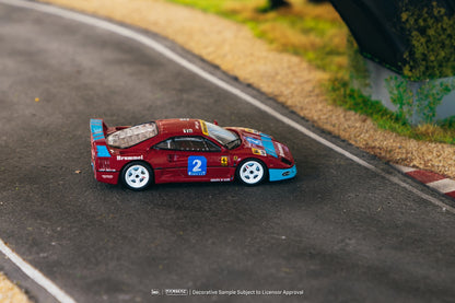 Tarmac Works X iXO Models 1/64 Ferrari F40 GT Italian GT Championship 1992 #2 - HOBBY64