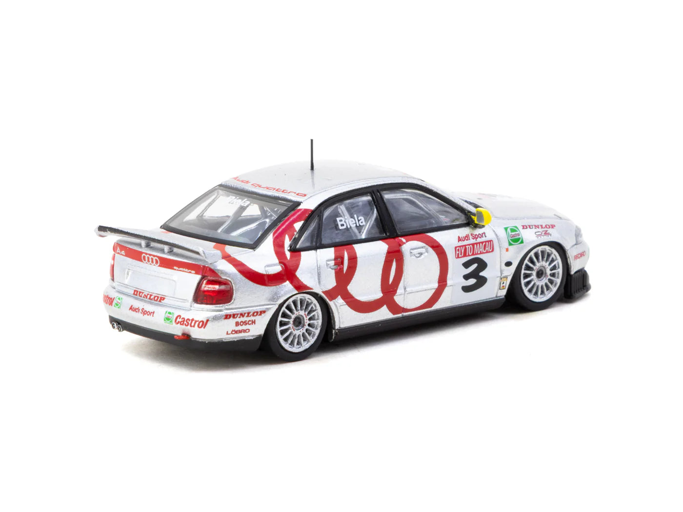 Tarmac Works 1/64 Audi A4 Quattro Macau Guia Race 1996 Winner #3 - Tarmac Works HOBBY64
