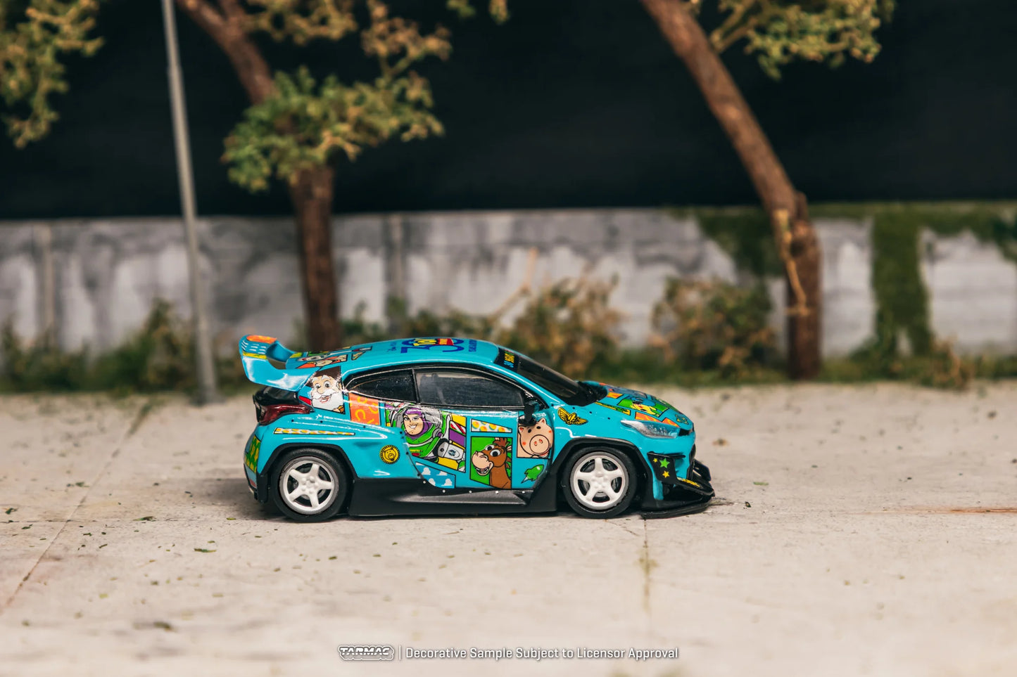 Tarmac Works 1/64 Pandem Toyota GR Yaris Toy Story - 30th Anniversary with Tarmac Cards - Tarmac Works HOBBY64