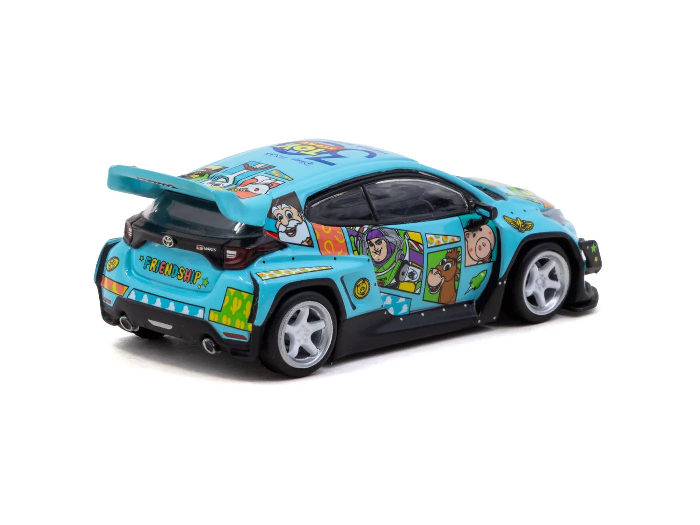 Tarmac Works 1/64 Pandem Toyota GR Yaris Toy Story - 30th Anniversary with Tarmac Cards - Tarmac Works HOBBY64