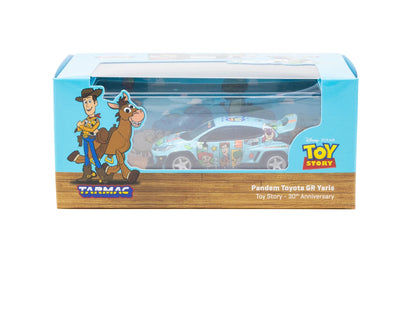 Tarmac Works 1/64 Pandem Toyota GR Yaris Toy Story - 30th Anniversary with Tarmac Cards - Tarmac Works HOBBY64