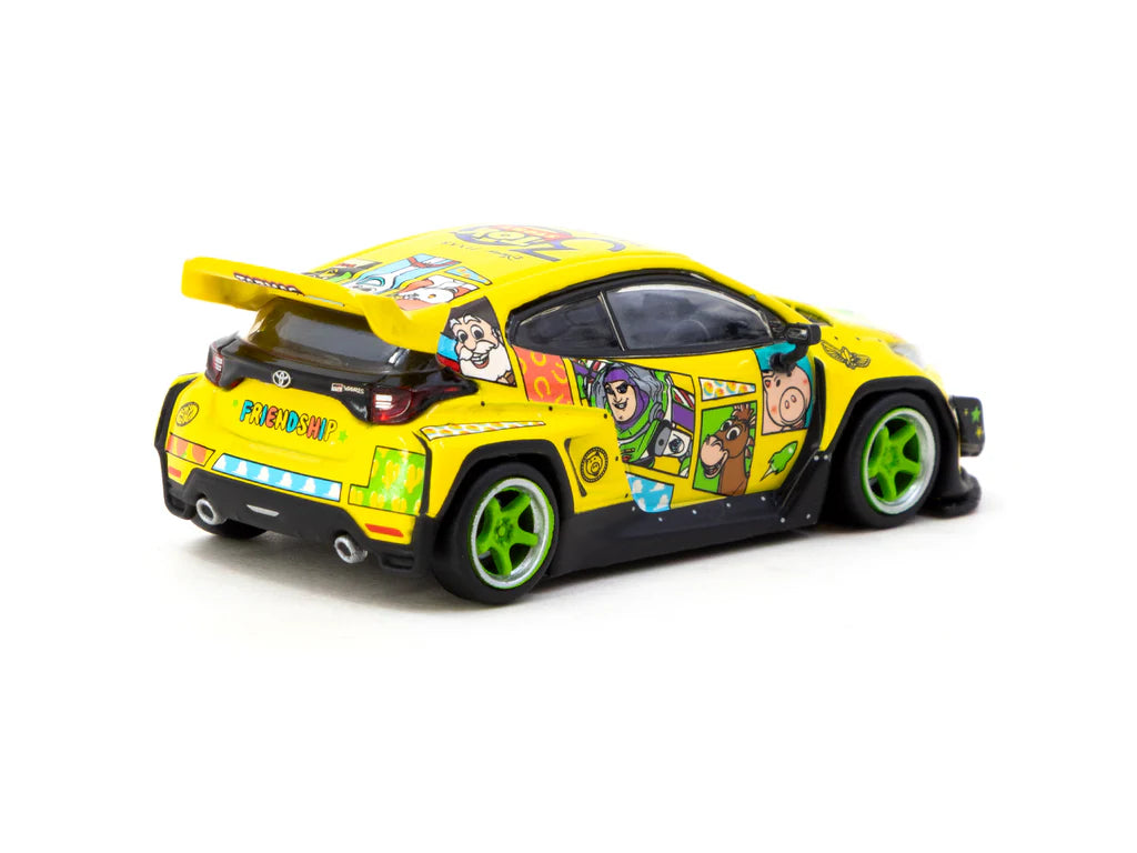 Tarmac Works 1/64 Pandem Toyota GR Yaris Toy Story 30th Anniversary - Tokyo Auto Salon Hong Kong 2025 Special Edition - HOBBY64