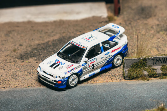 Tarmac Works 1/64 Ford Escort RS Cosworth Tour de Corse - Rallye de France 1993 Winner #3 - Tarmac Works HOBBY64