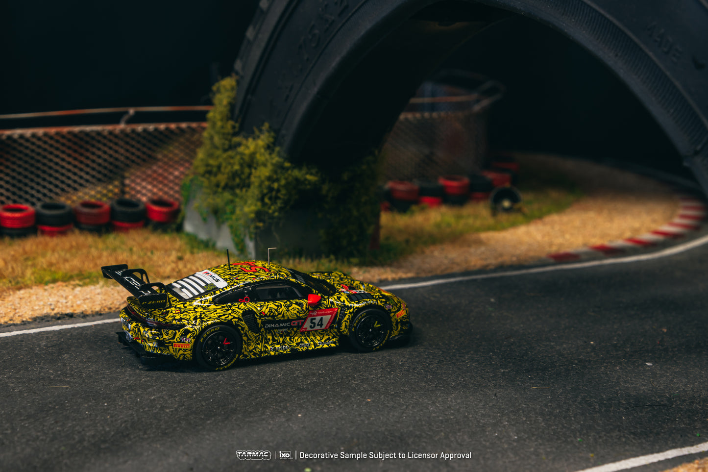 Tarmac Works X iXO Models 1/64 Porsche 911 GT3 R Nürburgring 24h 2023 #54 - HOBBY64