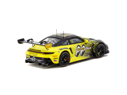 Tarmac Works 1/64 Porsche 911 GT3 R GT World Challenge Asia 2025 Phantom Global Racing #13 with Tarmac Cards - Tarmac Works x iXO Models HOBBY64