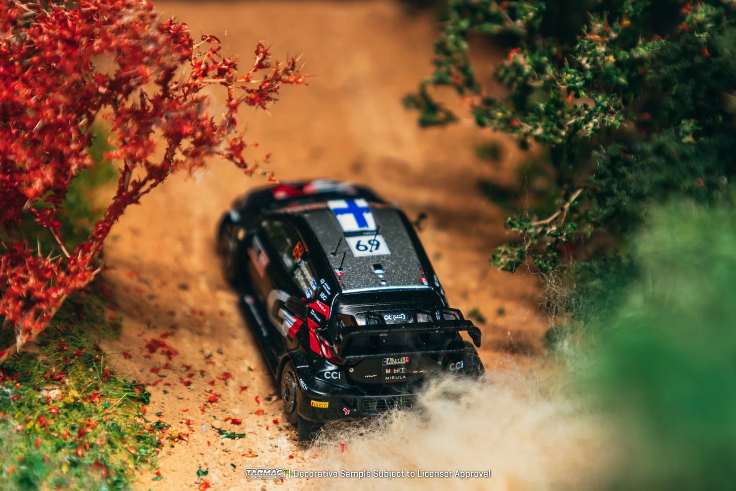 Tarmac Works 1/64 Toyota GR YARIS Rally1 HYBRID Rally Latvia 2024 Winner #69 - Tarmac Works x iXO Models HOBBY64