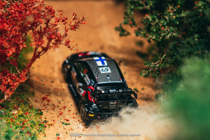 Tarmac Works 1/64 Toyota GR YARIS Rally1 HYBRID Rally Latvia 2024 Winner #69 - Tarmac Works x iXO Models HOBBY64