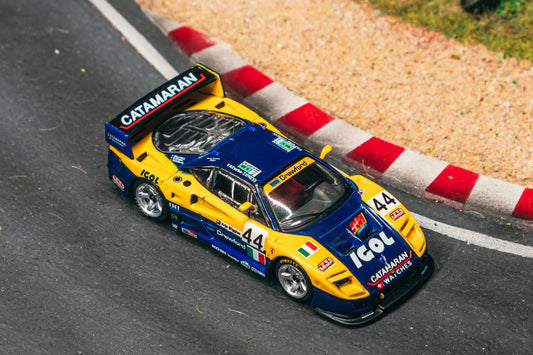 Tarmac Works 1/64 Ferrari F40 GTE 24h of Le Mans 1996 - Tarmac Works X iXO Models HOBBY64