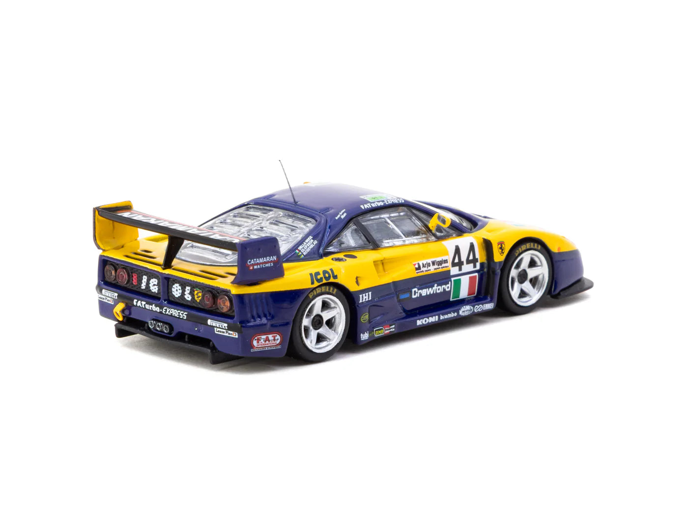 Tarmac Works 1/64 Ferrari F40 GTE 24h of Le Mans 1996 - Tarmac Works X iXO Models HOBBY64