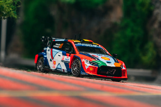 Tarmac Works 1/64 Hyundai i20 N Rally1 Hybrid Croatia Rally 2024 #11 - Tarmac Works x iXO Models HOBBY64