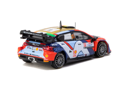 Tarmac Works 1/64 Hyundai i20 N Rally1 Hybrid Croatia Rally 2024 #11 - Tarmac Works x iXO Models HOBBY64