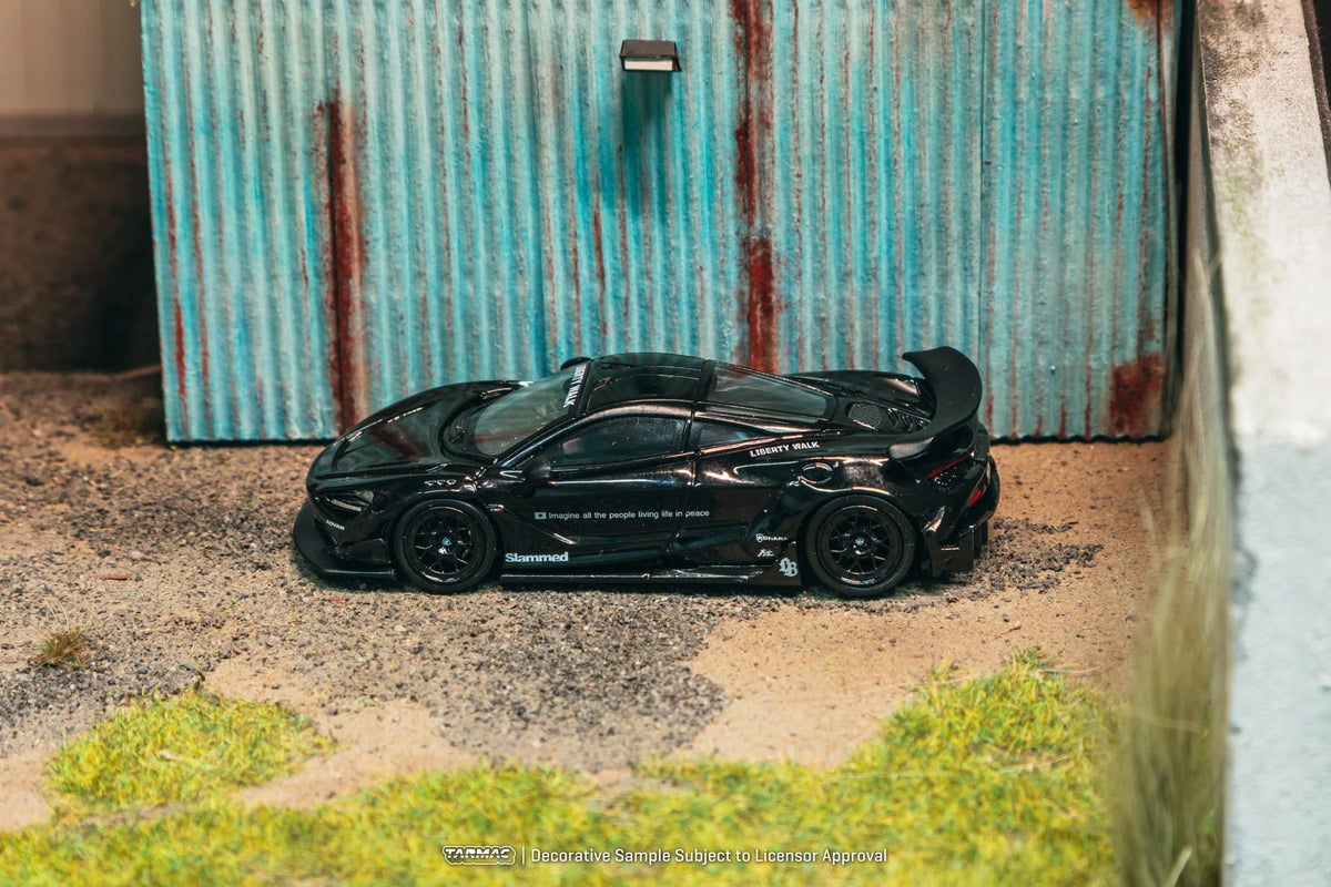 Tarmac Works 1/64 LB-WORKS 720S Black - Tarmac Works HOBBY64 (Produced by CM Model)