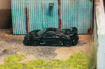 Tarmac Works 1/64 LB-WORKS 720S Black - Tarmac Works HOBBY64 (Produced by CM Model)