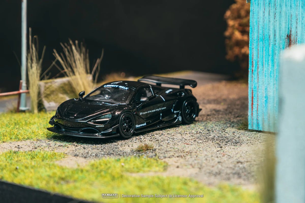 Tarmac Works 1/64 LB-WORKS 720S Black - Tarmac Works HOBBY64 (Produced by CM Model)